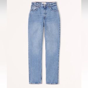 Curve love ultra high rise ankle straight jean